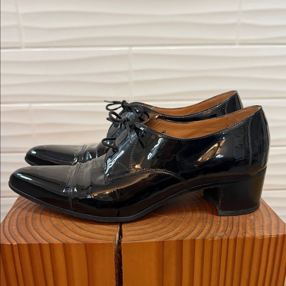Fratelli Rossetti Black Patent Leather Women's Loafers